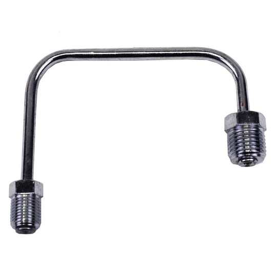 5 Star Speed Bottom Mount Proportioning Valve Line Kit Steel Chrome Compatible with 9/16 and 1/2 Ports