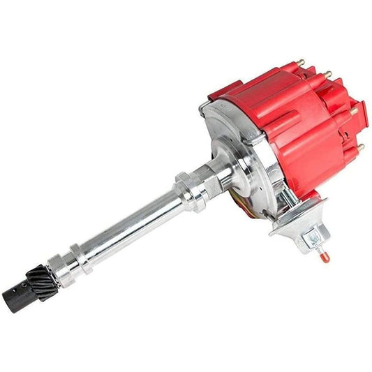 5 Star Speed HEI Distributor Kit Compatible with Chevy GM Small Block SBC 283 305 307 327 350 400 with 8.0mm Over Valve Cover Spark Plug Wires