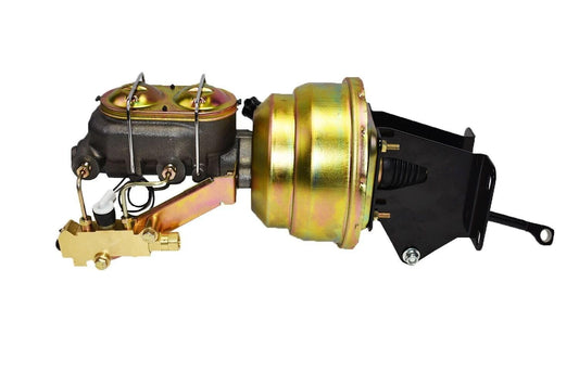 5 Star Speed Brake Booster and PV2 Proportioning Valve Kit Compatible with Jeep CJ5 CJ7 1974-1986 Disc/Drum Brake Systems