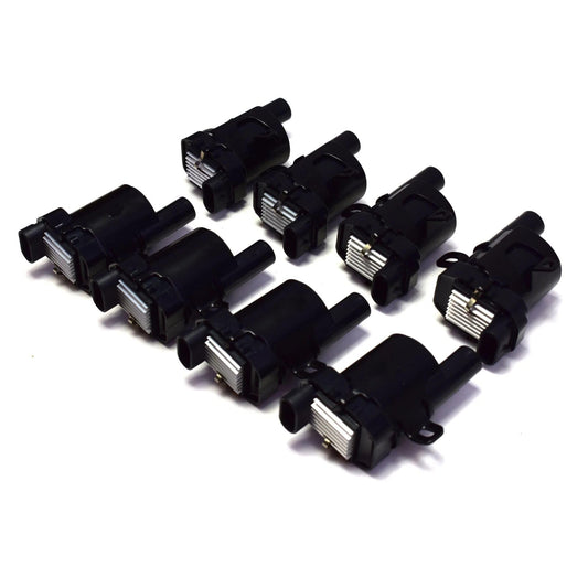 5 Star Speed GM 99-07 LSX High Performance Ignition Coils Set of 8 Black Compatible With LS Based Engines