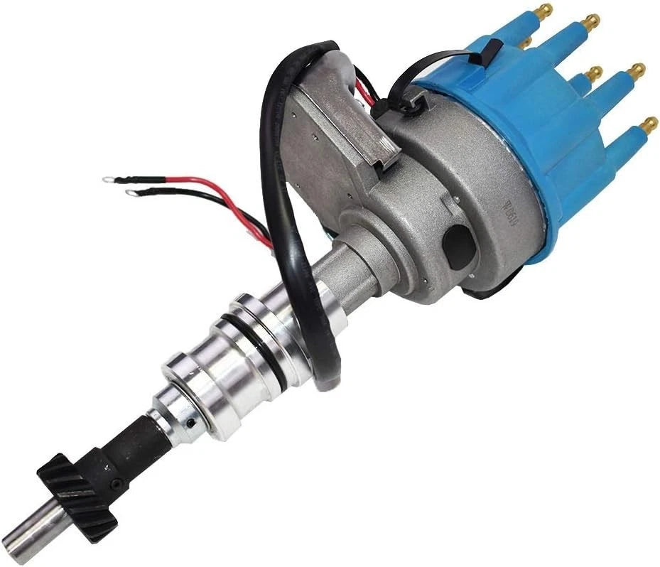 5 Star Speed Ready to Run Distributor Blue Cap for Ford Big Block 351C 351M 400 370 429 460