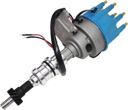 5 Star Speed Ready to Run Distributor Blue Cap for Ford Big Block 351C 351M 400 370 429 460