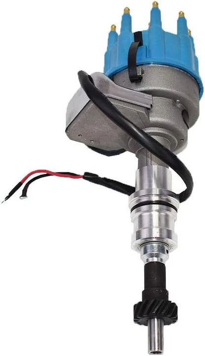 5 Star Speed Ready to Run Distributor Blue Cap for Ford Big Block 351C 351M 400 370 429 460