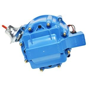 5 Star Speed HEI Distributor with High Output Coil Compatible with Ford 351W Windsor V8 Blue Cap