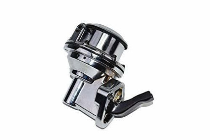 5 Star Speed Mechanical Fuel Pump 80 GPH 6 PSI Chrome Compatible with Chevy GMC Big Block 396 402 427 454