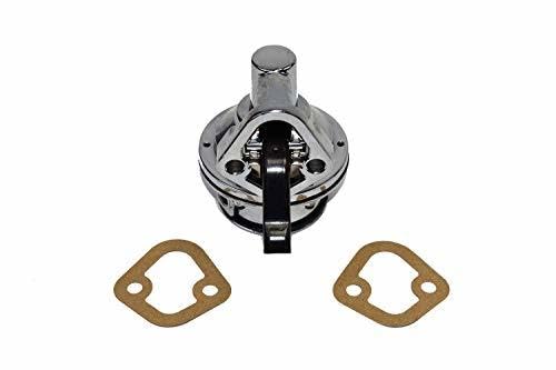 5 Star Speed Mechanical Fuel Pump 80 GPH 6 PSI Chrome Compatible with Chevy GMC Big Block 396 402 427 454