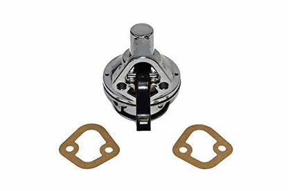 5 Star Speed Mechanical Fuel Pump 80 GPH 6 PSI Chrome Compatible with Chevy GMC Big Block 396 402 427 454