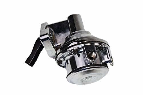 5 Star Speed Mechanical Fuel Pump 80 GPH 6 PSI Chrome Compatible with Chevy GMC Big Block 396 402 427 454