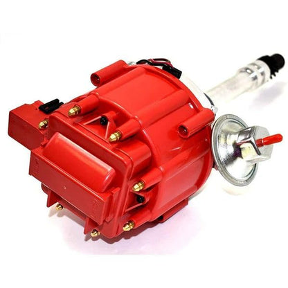 5 Star Speed HEI Distributor Kit Compatible with Chevy GM Big Block BBC 396 427 454 with 8.0mm Spark Plug Wires Red Cap