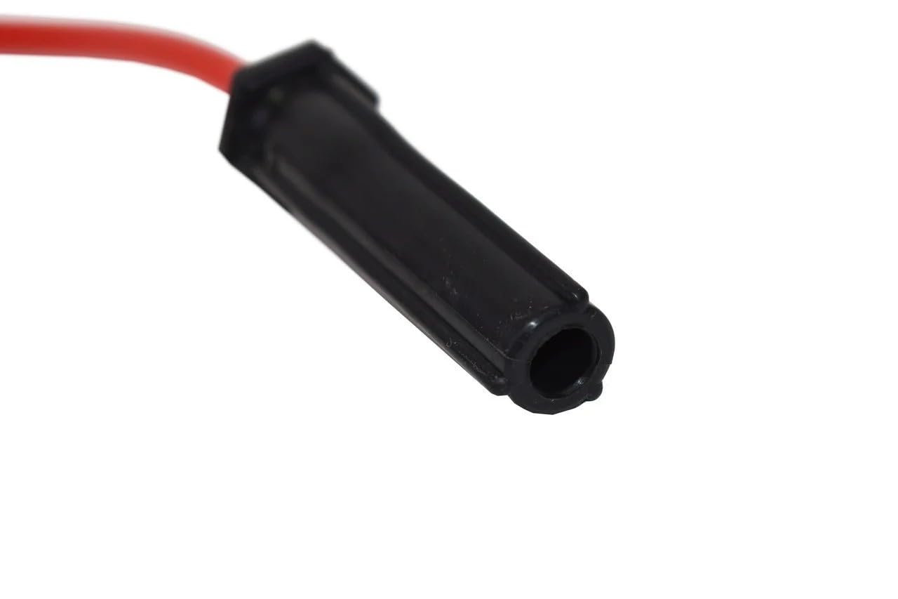 5 Star Speed 8.0mm Red Spark Plug Wire Set Compatible with Chevy GMC 4.3L Vortec V6 HEI EFI to Carb Swap