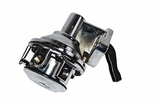5 Star Speed Mechanical Fuel Pump 80 GPH 6 PSI Chrome Compatible with Chevy GMC Big Block 396 402 427 454