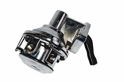5 Star Speed Mechanical Fuel Pump 80 GPH 6 PSI Chrome Compatible with Chevy GMC Big Block 396 402 427 454