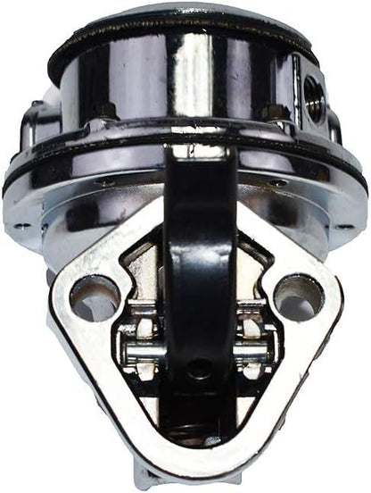 5 Star Speed Mechanical Fuel Pump 6 PSI 80 GPH Chrome Compatible with Chevy GMC Small Block 262–400 CID