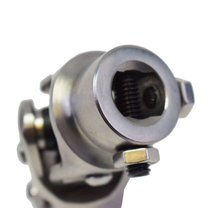 5 Star Speed Forged Steel Yokes Steering Shaft Universal U-Joint Compatible With 13/16" 36 Spline to 3/4" DD