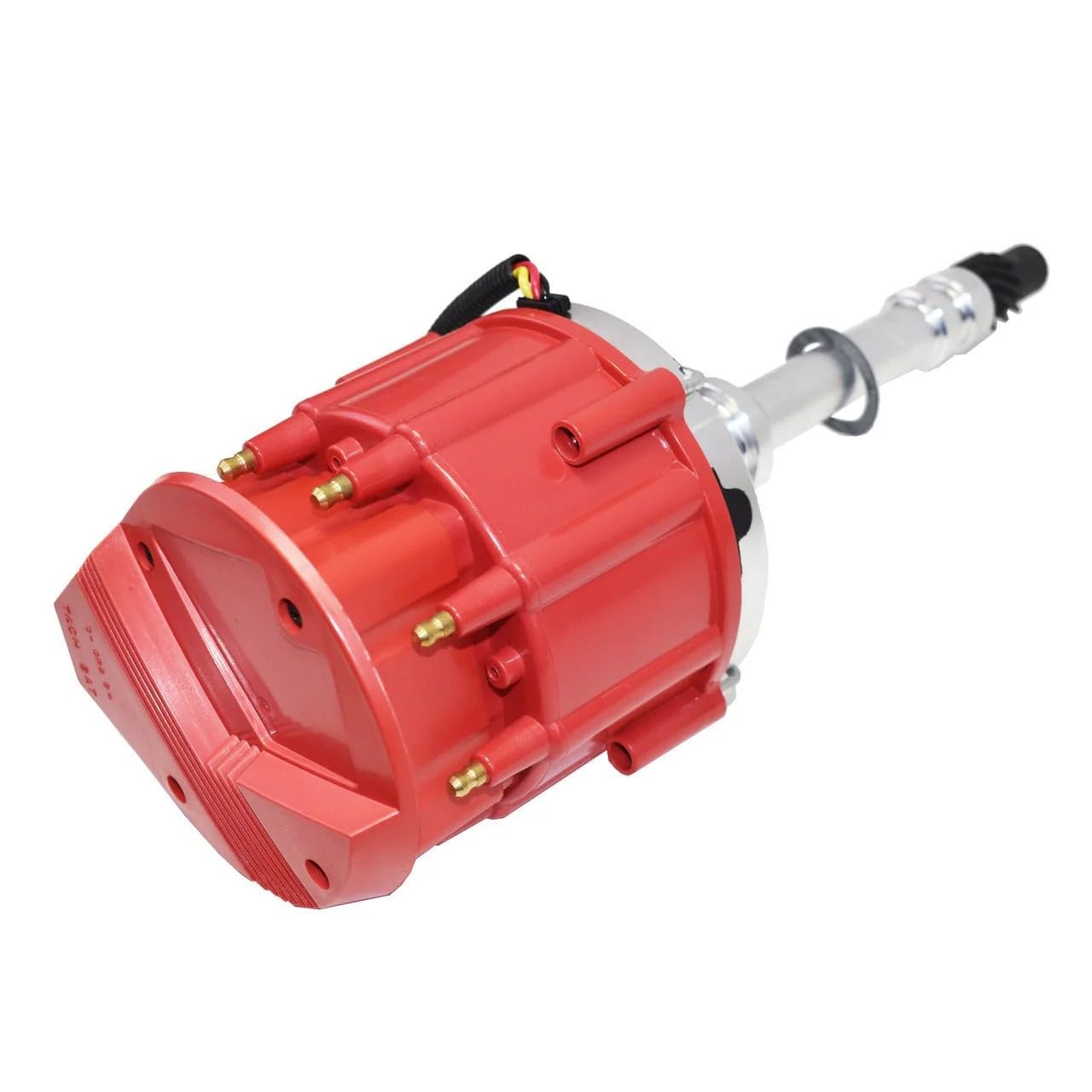 5 Star Speed Marine HEI Distributor Compatible with Chevy V8 305 307 327 350 454 502 Mercruiser Engines with 65K Coil, Red Cap