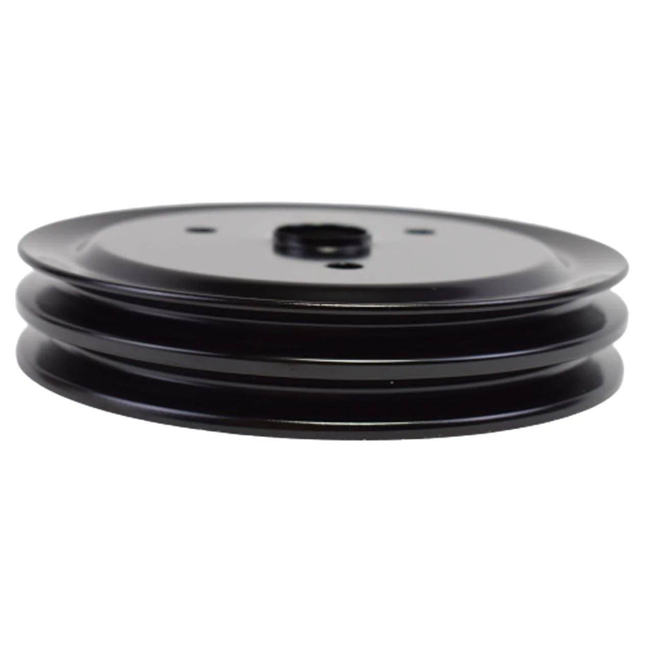 5 Star Speed Crankshaft Pulley Double-Groove SWP Short Water Pump Compatible with Small Block Chevy SBC 262 265 267 283 302 305 307 327 350 400 Black Steel