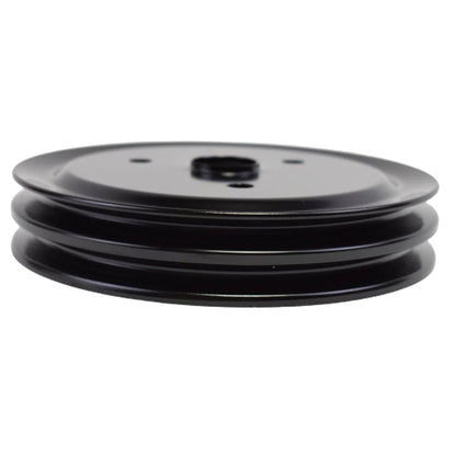 5 Star Speed Crankshaft Pulley Double-Groove SWP Short Water Pump Compatible with Small Block Chevy SBC 262 265 267 283 302 305 307 327 350 400 Black Steel