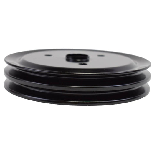 5 Star Speed Crankshaft Pulley Double-Groove SWP Short Water Pump Compatible with Small Block Chevy SBC 262 265 267 283 302 305 307 327 350 400 Black Steel