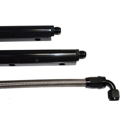 5 Star Speed 6AN to 3/8” Hose Quick Connect Fuel Rail Line Adapter Fitting Compatible With GM LS LS1 LS3