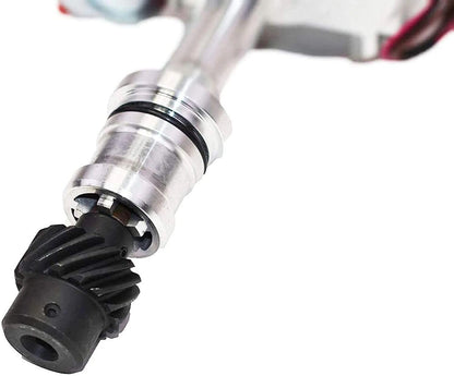 5 Star Speed HEI Distributor Kit Compatible with Oldsmobile V8 260 307 330 350 400 403 425 455 with 8.0mm Red Spark Plug Wires