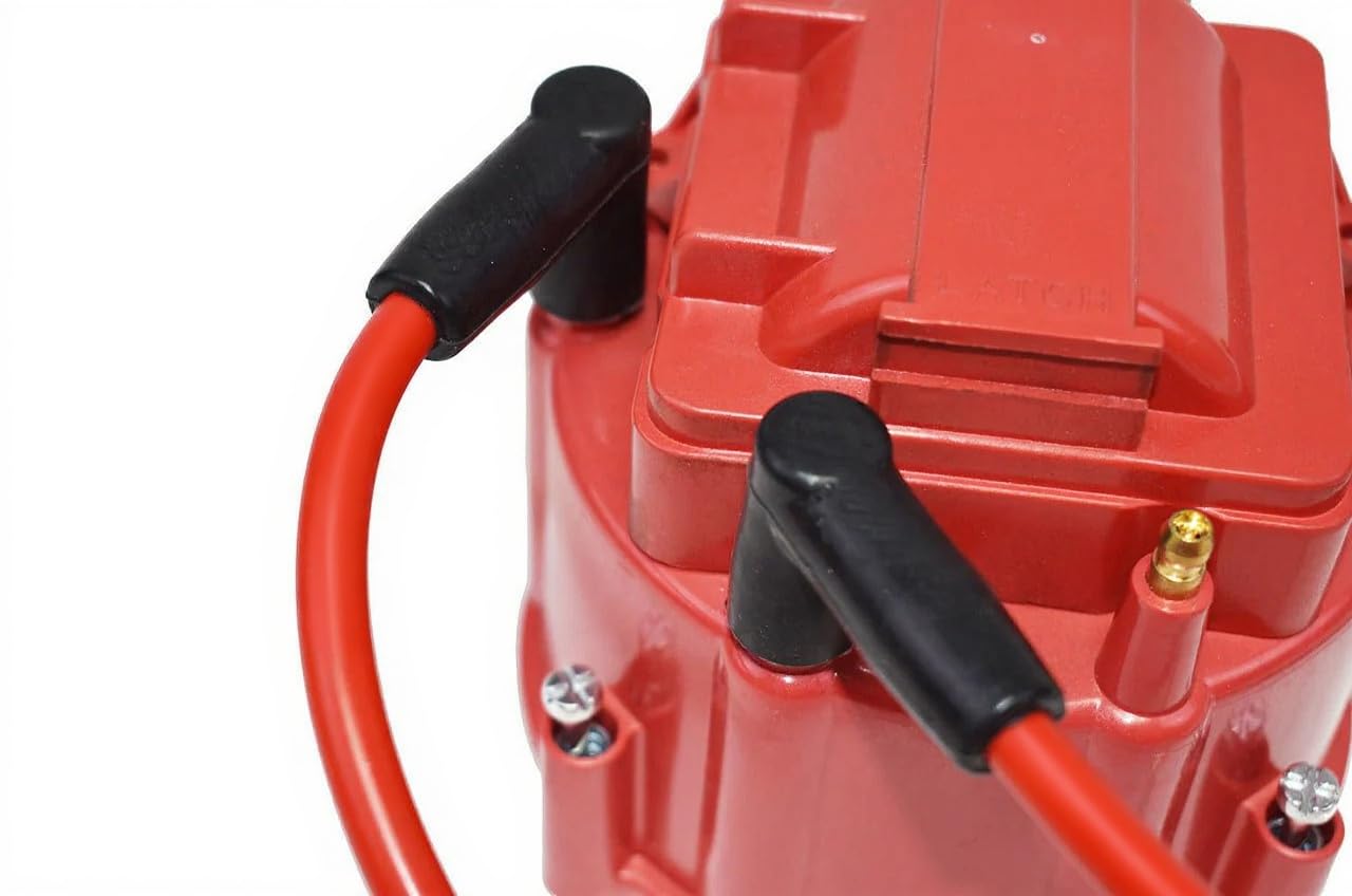 5 Star Speed 8.0mm Red HEI Spark Plug Wire Set Compatible with Mopar Dodge Plymouth 318 360 V8