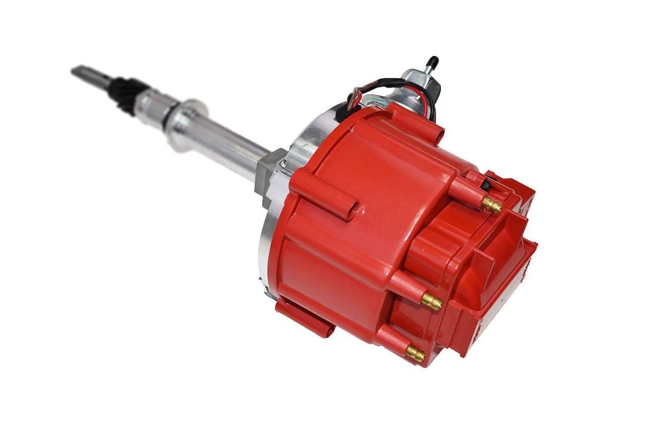 5 Star Speed HEI Distributor Kit Compatible with Chevy GM GMC Inline 6 194 215 230 235 250 261 292 with 8.0mm Spark Plug Wires