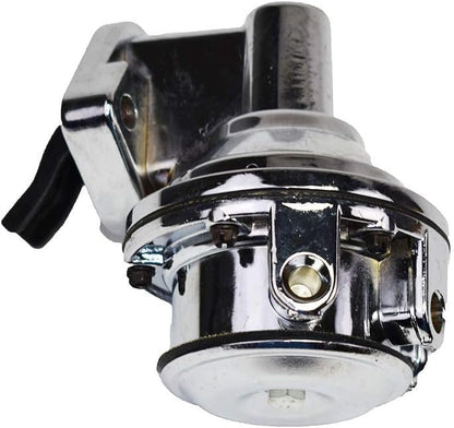 5 Star Speed Mechanical Fuel Pump 6 PSI 80 GPH Chrome Compatible with Chevy GMC Small Block 262–400 CID