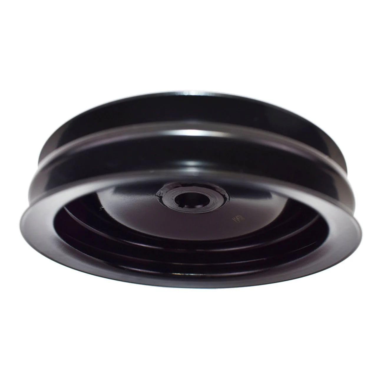 5 Star Speed Saginaw Power Steering Pump Double-Groove Steel Pulley Compatible with GM Black
