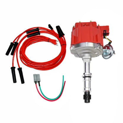 5 Star Speed HEI Distributor Kit Compatible with Buick Big Block 400 430 455 with 8.0mm Spark Plug Wires