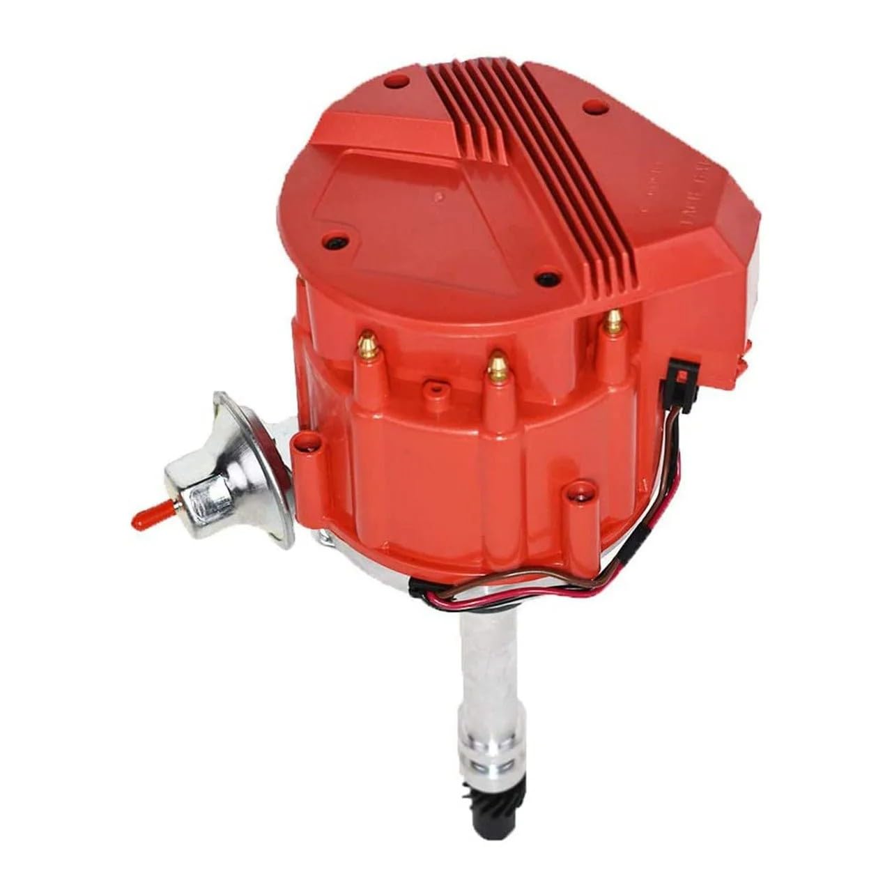 5 Star Speed HEI Distributor 65K Coil 7500RPM Compatible with Chevy SBC BBC Red Cap