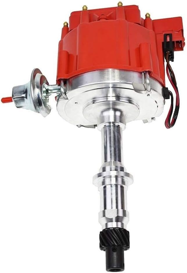 5 Star Speed HEI Distributor 65K Coil Compatible with Pontiac V8 301-455 Red Cap