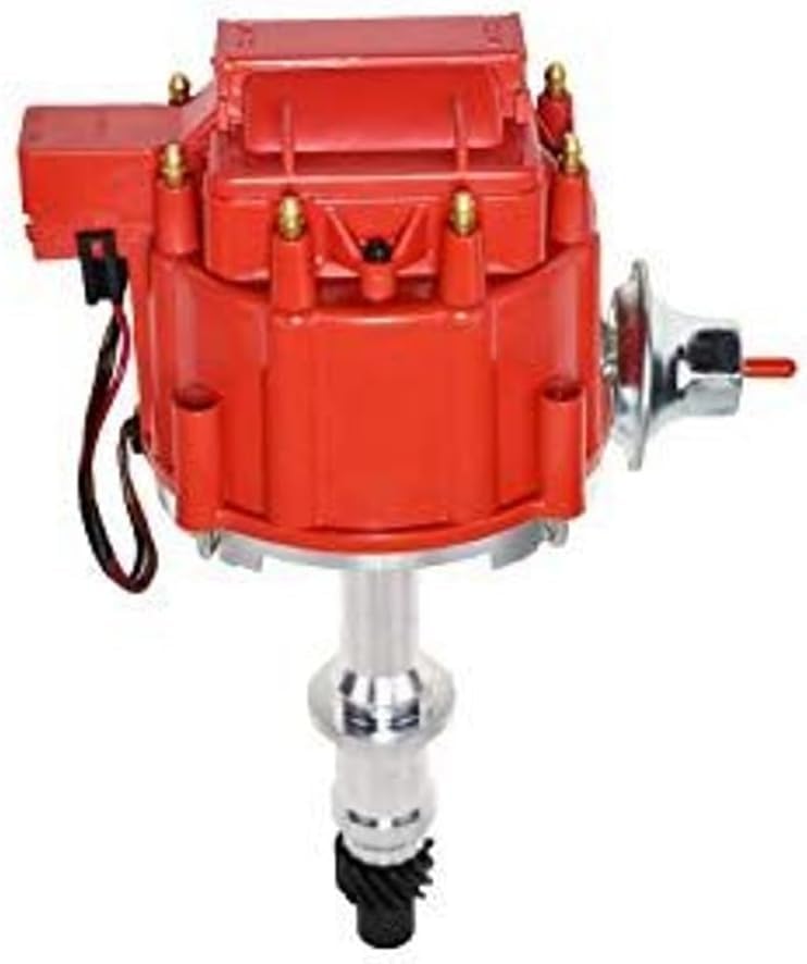 5 Star Speed HEI Distributor 65K Coil Compatible with Pontiac V8 301-455 Red Cap