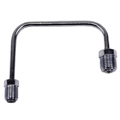 5 Star Speed Bottom Mount Proportioning Valve Line Kit Steel Chrome Compatible with 9/16 and 1/2 Ports