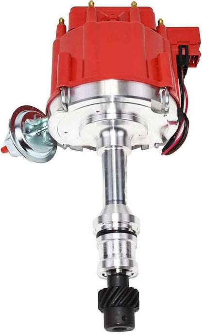 5 Star Speed HEI Distributor 65K Coil Compatible with Oldsmobile 260 307 350 455 V8 Red