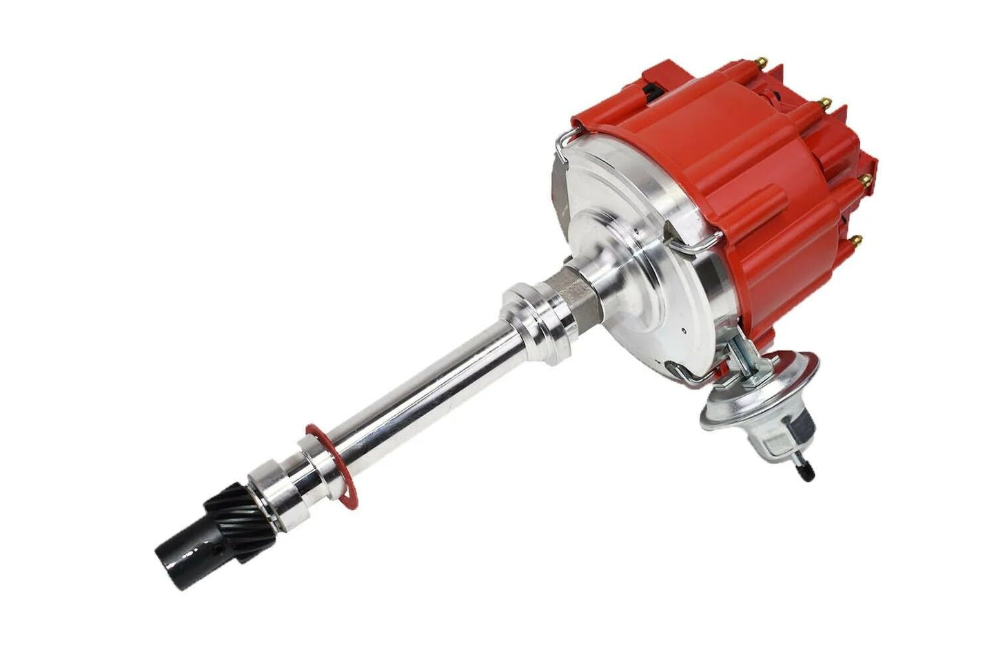 5 Star Speed HEI Distributor 65K Coil Compatible with Chevy SBC BBC 305 327 350 454 (Red)