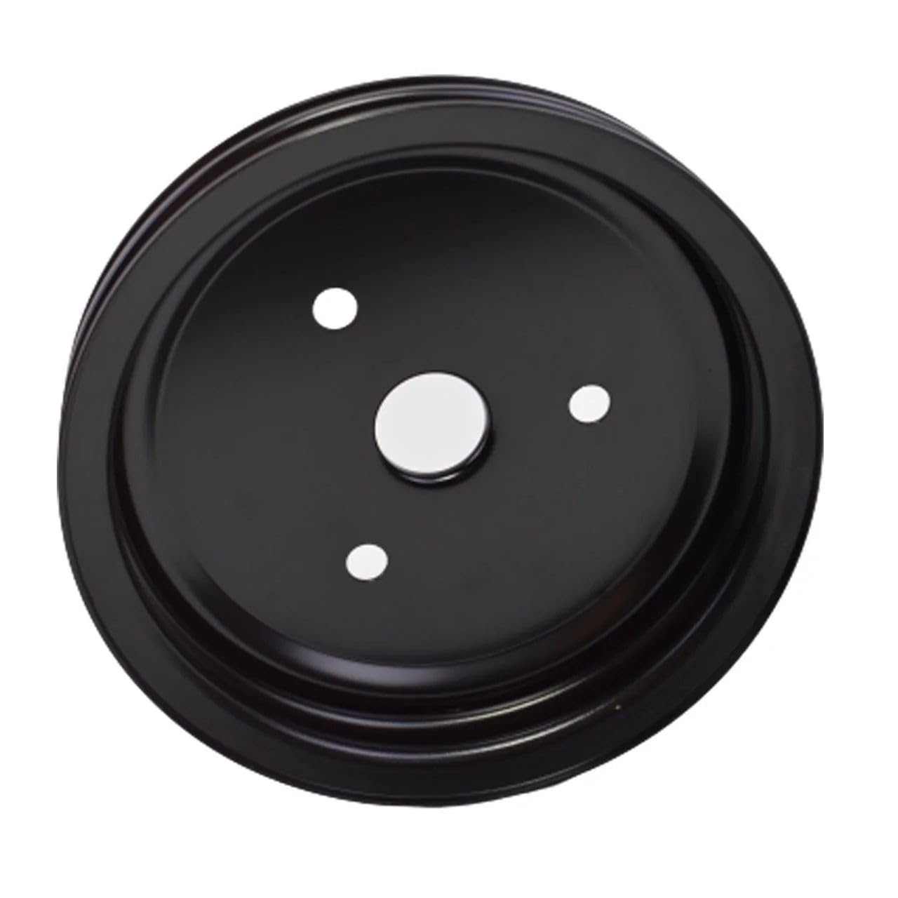 5 Star Speed Crankshaft Pulley Double-Groove SWP Short Water Pump Compatible with Small Block Chevy SBC 262 265 267 283 302 305 307 327 350 400 Black Steel