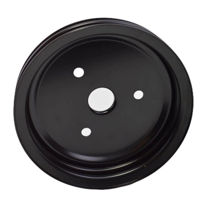 5 Star Speed Crankshaft Pulley Double-Groove SWP Short Water Pump Compatible with Small Block Chevy SBC 262 265 267 283 302 305 307 327 350 400 Black Steel
