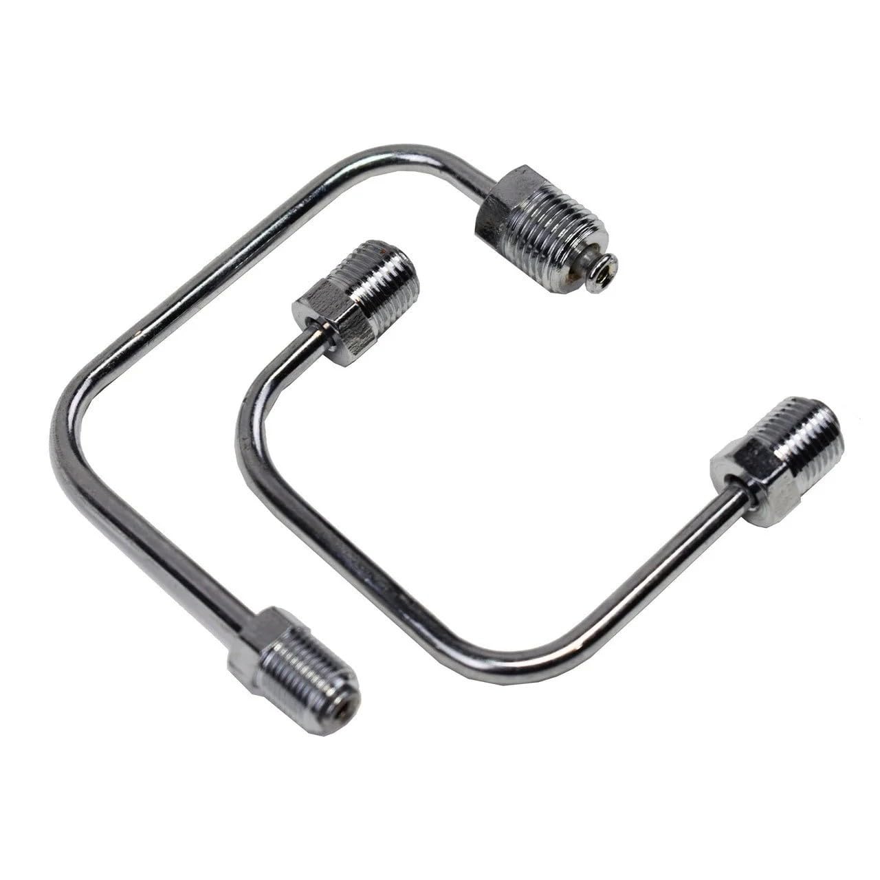 5 Star Speed Bottom Mount Proportioning Valve Line Kit Steel Chrome Compatible with 9/16 and 1/2 Ports