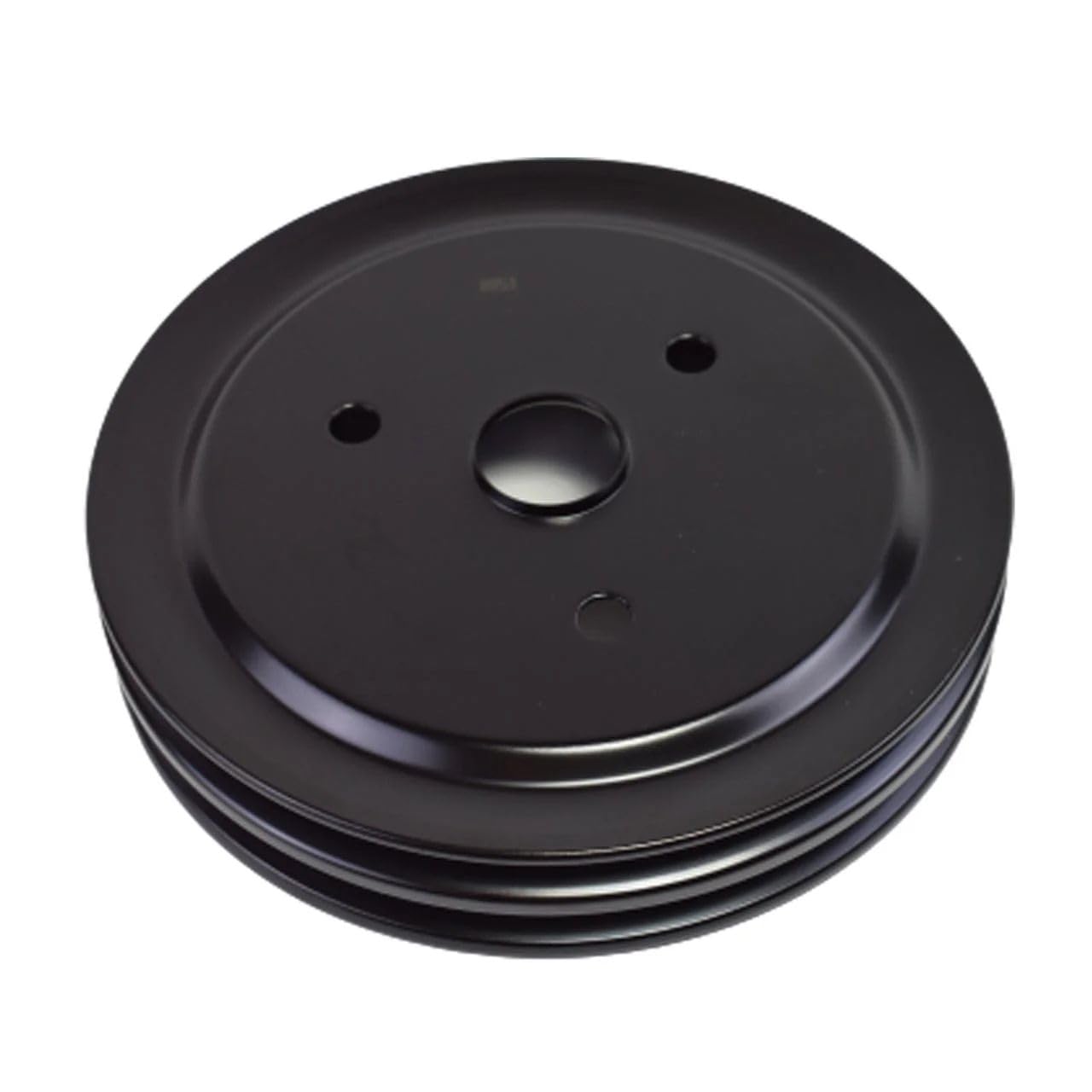 5 Star Speed Crankshaft Pulley Double-Groove SWP Short Water Pump Compatible with Small Block Chevy SBC 262 265 267 283 302 305 307 327 350 400 Black Steel