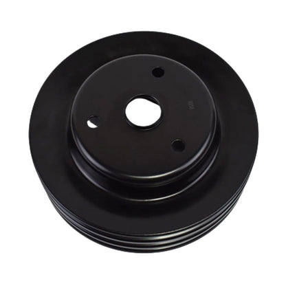 5 Star Speed Crankshaft Pulley Triple-Groove LWP Long Water Pump Compatible with Small Block Chevy SBC 262 265 267 283 302 305 307 327 350 400 Black Steel