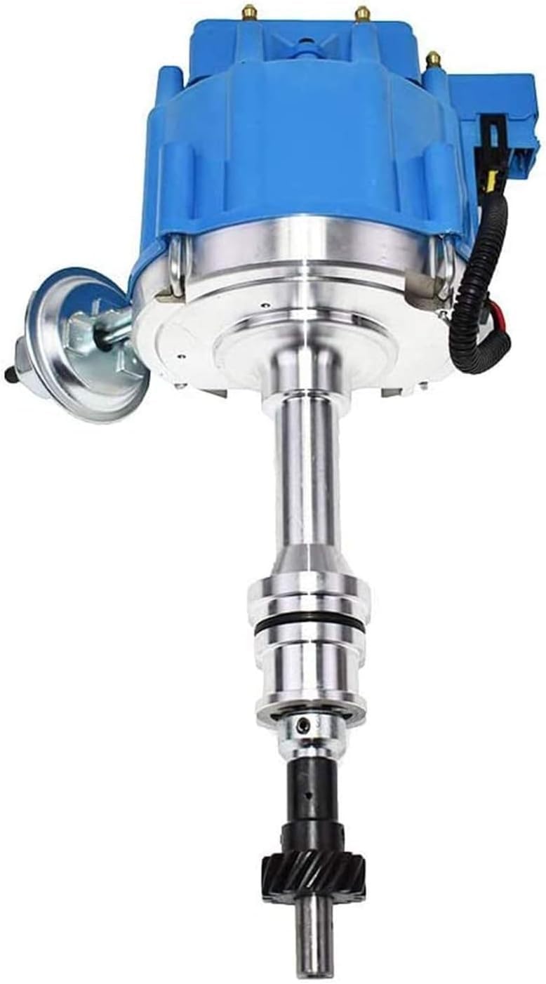 5 Star Speed HEI Distributor with High Output Coil Compatible with Ford Big Block V8 351C 351M 400 429 460 Blue Cap