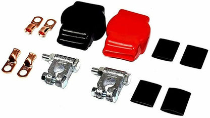 5 Star Speed Car Auto Battery Terminal Connector Military Spec Top Post Kit Compatible With Automotive Battery Applications 12-Piece Set