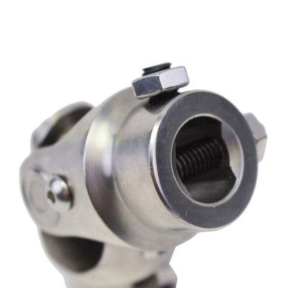 5 Star Speed Forged Steel Yokes Steering Shaft Universal U-Joint Compatible With 13/16" 36 Spline to 3/4" DD