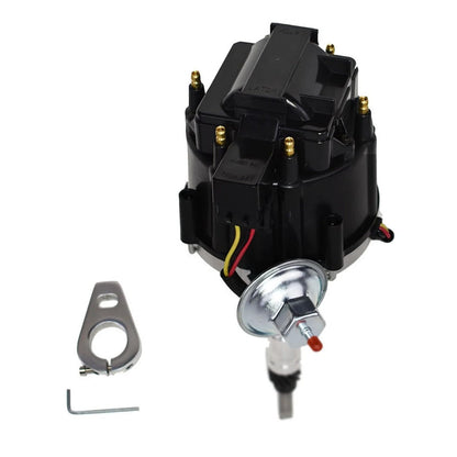 5 Star Speed HEI Distributor 65K Coil Compatible with Chevy 6 194 216 235 (1941-1962) & Toyota Land Cruiser 3.9L 4.2L Engines, Black