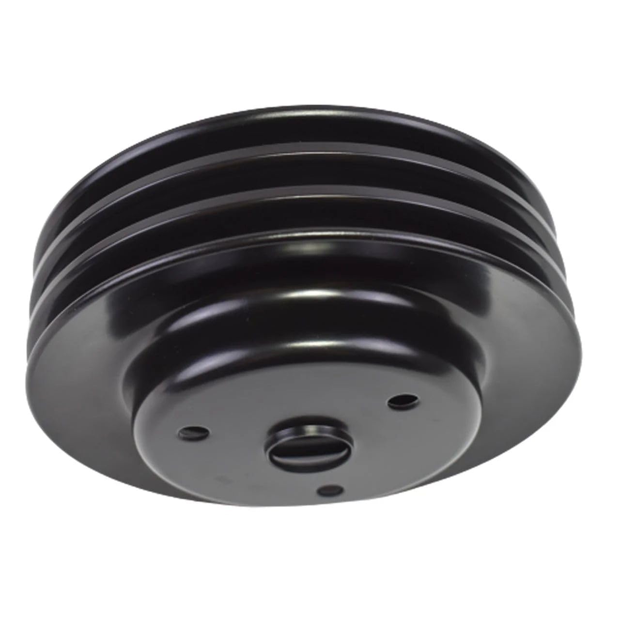 5 Star Speed Crankshaft Pulley Triple-Groove LWP Long Water Pump Compatible with Small Block Chevy SBC 262 265 267 283 302 305 307 327 350 400 Black Steel
