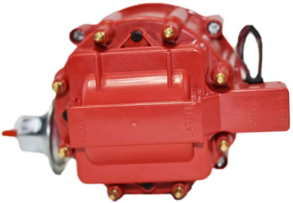 5 Star Speed HEI Distributor Kit Compatible with Pontiac V8 301 326 350 389 400 421 428 455 with 8.0mm Red Spark Plug Wires
