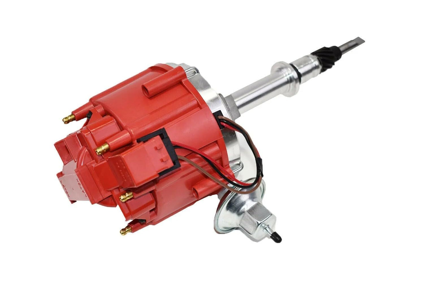 5 Star Speed HEI Distributor 65K Compatible with AMC Jeep 232 242 258 Inline-6 Red Cap