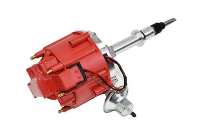 5 Star Speed HEI Distributor 65K Compatible with AMC Jeep 232 242 258 Inline-6 Red Cap
