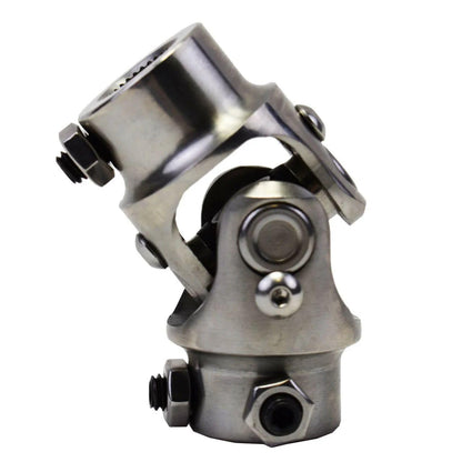 5 Star Speed Forged Stainless Steel Yokes Steering Shaft Universal U-Joint Compatible With 3/4" 30 Spline to 3/4" DD