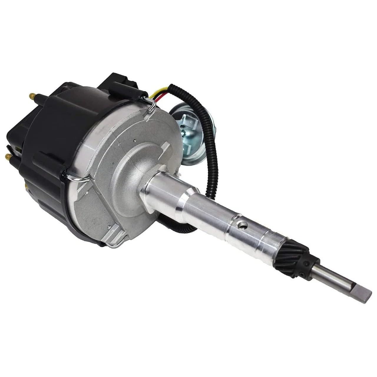 5 Star Speed HEI Distributor 65K Coil Compatible with Chevy 6 194 216 235 (1941-1962) & Toyota Land Cruiser 3.9L 4.2L Engines, Black